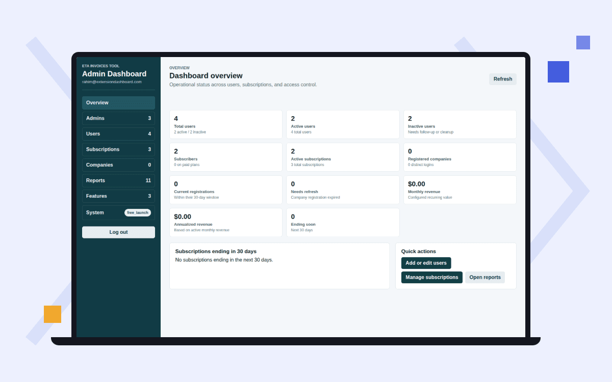 Bulk e-invoice export from the Egyptian Tax Authority portal — cover image