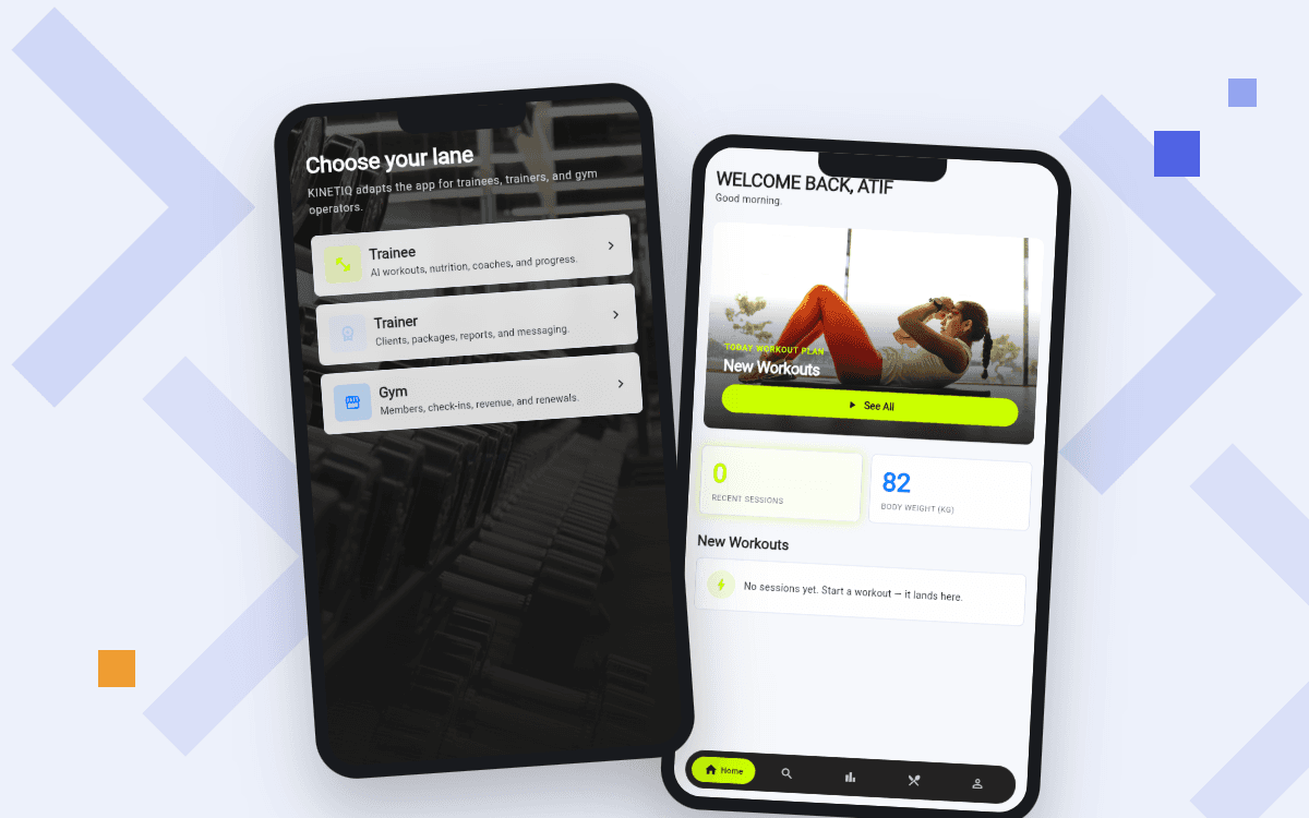 Kinetiq — fitness platform with on-device pose analysis — cover image